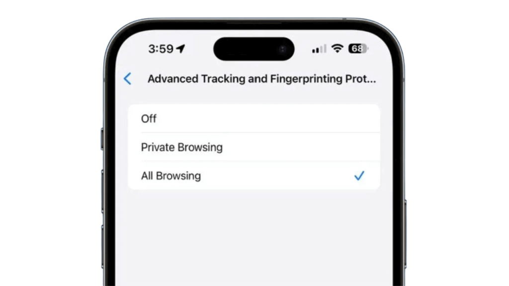 How to Enable Advanced Tracking and Fingerprint Protection on iPhone
